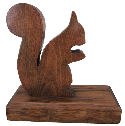 Sculpture bois verni - , Écureuil