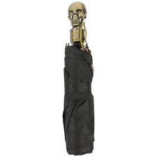 1 parapluie de voyage pliable portable avec protection UV poignée en