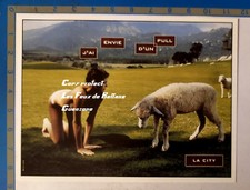 LA CITY NU FEMININ MOUTON ENVIE D'UN PULL   publicite advert 