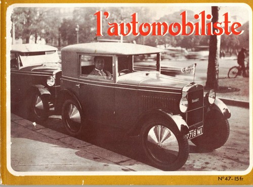 Automobiliste 1977 47 - l'automobiliste,