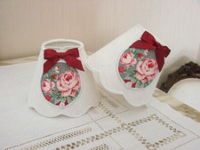 LOT de 2 Abat-jour festonnés