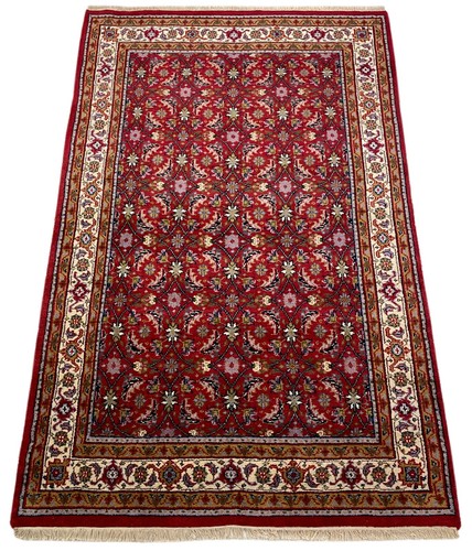 Rouge tapis laine - noué, la
