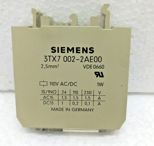 Siemens 3tx7 002 2ae00 110 - 3tx7, 002-2ae00