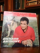 Vinyle 45 tours ancien Richard Anthony disque vintage collection rétro chanson f