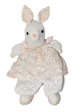 Ancien range Pyjama Lapin blanc rose Fanfoun Made in France 70 cm