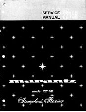 Service Manuel D'Instructions pour Marantz 2215 B