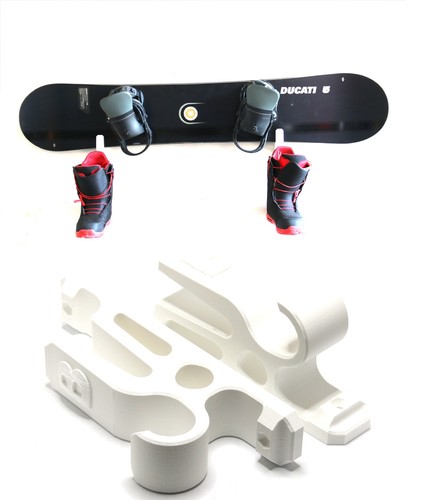 Porte snowboard mural pc - 2,