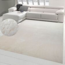 Tapis Shaggy salon de tapis moquette Flokati en crème