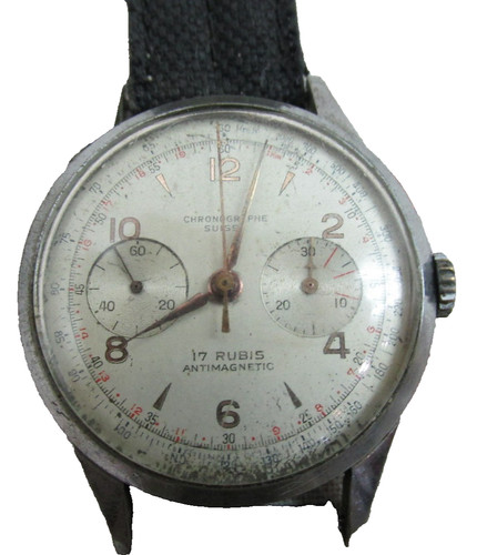 Vintage chronographe suisse - chronographe, 17