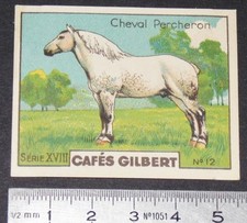 CHROMO 1936 CAFES GILBERT RACE