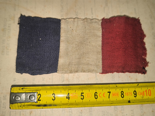Drapeau tricolore épaule - drapeau, d'épaule