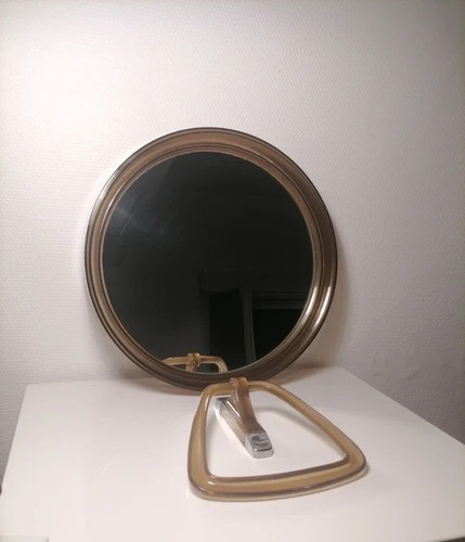 Miroir vintage marron cm - miroir, 40