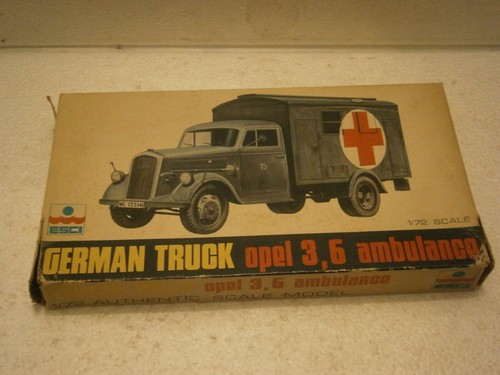 Ancienne maquette camion opel - ancienne,