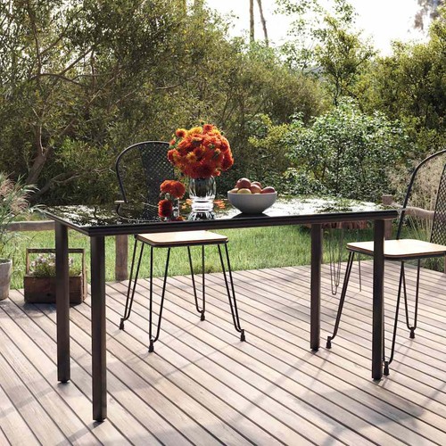 Table dîner jardin noir - à,