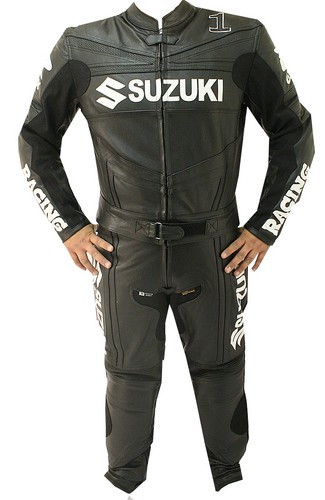 Suzuki moto cuir homme