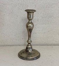 Chandelier Antique Biedermeier 19E Siècle Argenté Métal 21,2 Cm