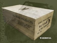POCHOIR STENCIL MARQUAGE CAISSE RATION K 2 . jeep WILLYS  US