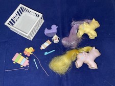 My Little Pony G1 / Mon petit poney Lot 2 Bébés Baby Wing + Accessoires