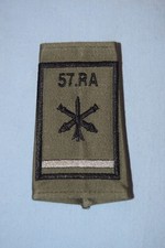 D61 passant d'épaule fourreau militaire armée 57e Régiment d'Artillerie 57e RA