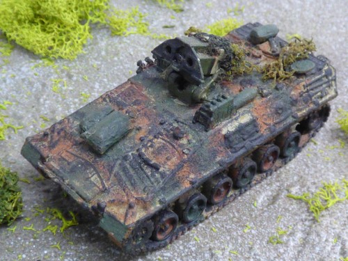Roco minitanks painted german - minitanks,