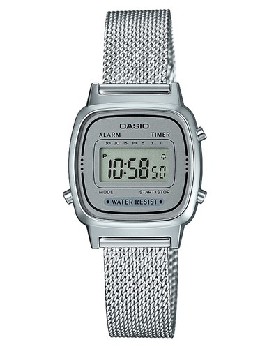 Casio montre argent digital - argent,