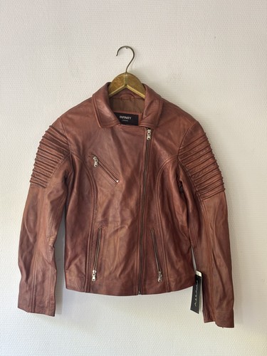 Veste cuir véritable - veste, infinity