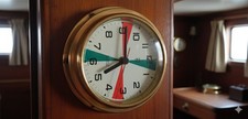Horloge de Marine navire ancienne Philips quartz