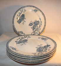 6 assiettes a dessert, Sarreguemines, modele ROYAT,  tres bon etat (photos)