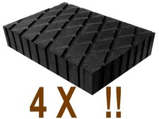 4 X bloc de caoutchouc