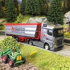 Semi-remorque benne en acier