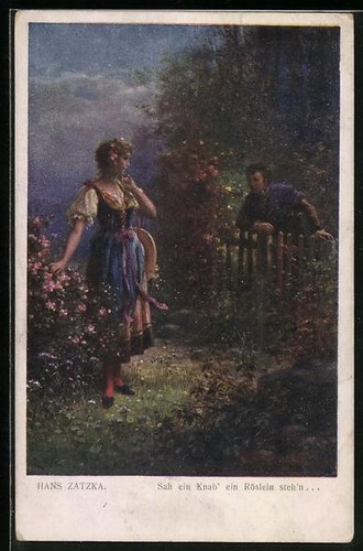 Carte postale artiste - carte, de