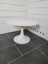 Table basse ovale vintage - table,