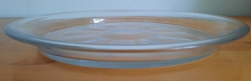 Plateau tarte rond verre - rond,