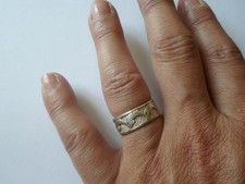 bague en argent massif