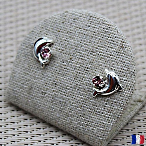 Boucles oreilles dauphin - boucles, d'oreilles