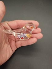 Oiseau en cristal soufflé