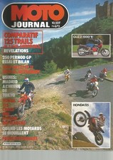 MOTO JOURNAL N°673 GUZZI 1000 / HONDA 125 / 250 PERNOD GP / COMP. 125 TRAILS