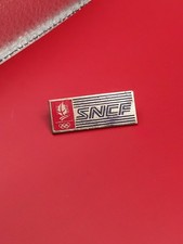 PINS PIN'S LAPEL PIN BADGE COLLECTION VINTAGE LOGO SNCF ALBERTVILLE 92