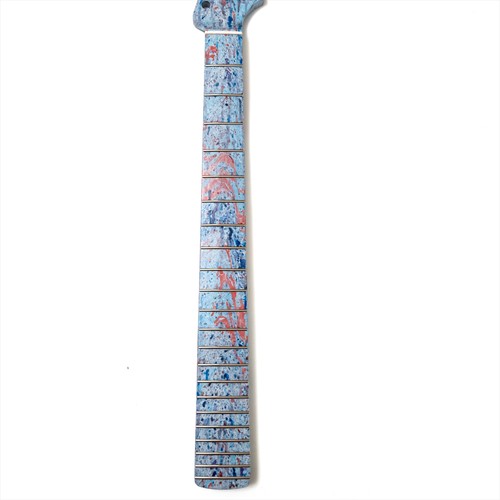 Blue splatter art - splatter, 25.5''