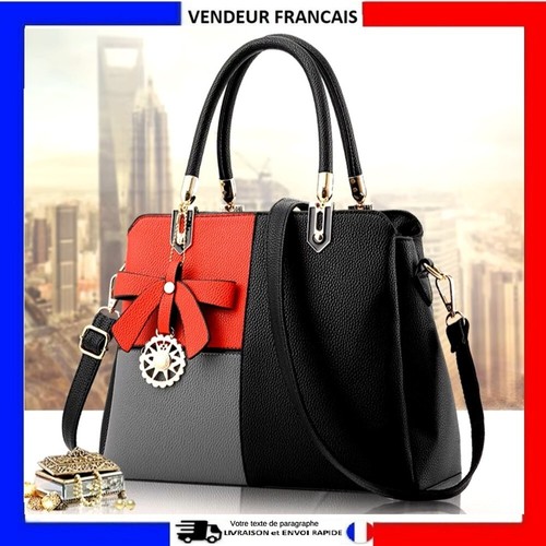 Sac main cuir mode - cuir, pu