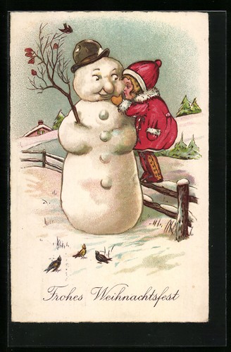 Enfant embrasse bonhomme - embrasse,