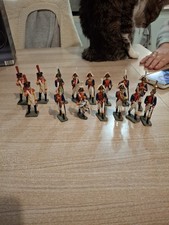 Lot 13 De 15 Soldats Starlux Premier Empire Plastique Fanfare. Très Bon État.