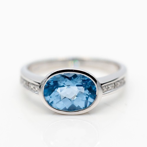 Bague 585 14k blanc - bague, 585/14k