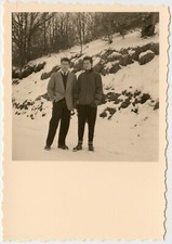 Portrait femme homme montagnes