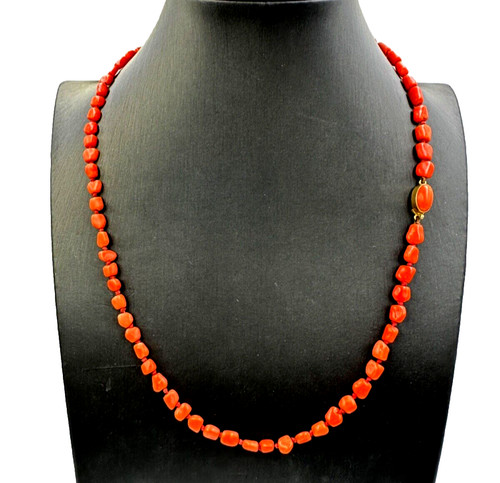 Collier corail méditerranée - collier,