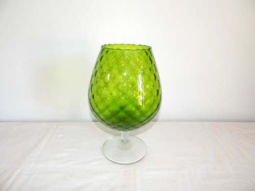 Ancien vase verre soufflé - en,