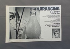 PUB PUBLICITE ANCIENNE ADVERT CLIPPING 140517 BOUTEILLE ORANGINA  PULPE D ORANGE