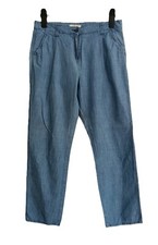 Pantalon leger bleu clair. Camaieu. Coton. Taille 40