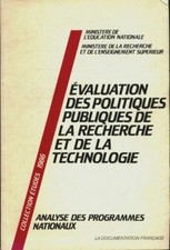 Evaluation des politiques publiques d... - Bruno Latour - V339889