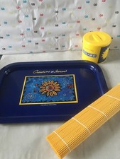 ENSEMBLE ETE RICARD : PLATEAU , SEAU à GLACONS , SET PRESENTATION VERRE